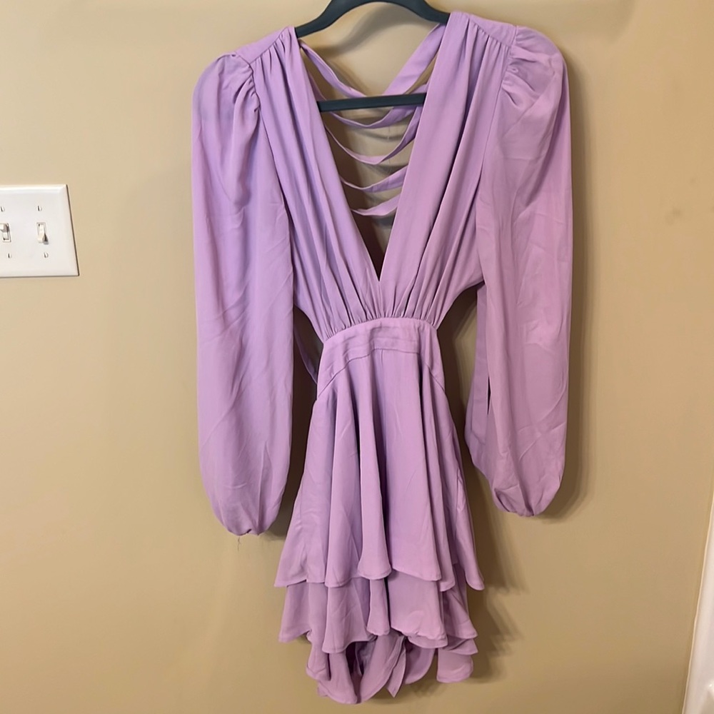 Hello Molly Romper Purple